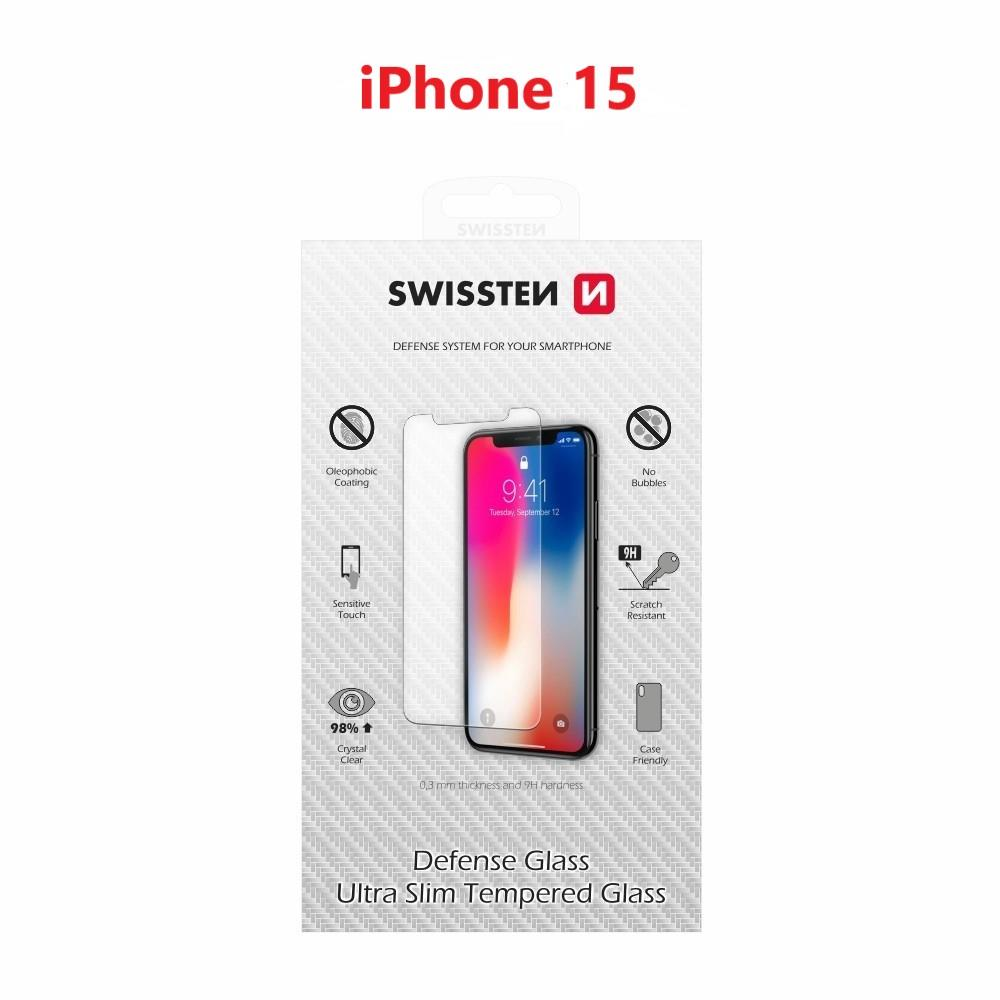 Swissten Apple iPhone 15 üvegfólia