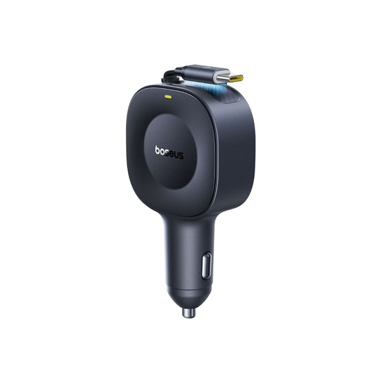 BASEUS PrimeTrip VR2 autós gyorstöltő 30W USB-C + USB-C kábel fekete C0206401